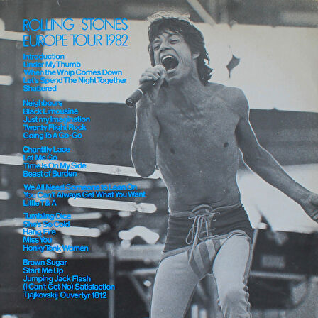 Rolling Stones - One More Time.. Stones Live Göteborg '82 33'lük LP PLAK