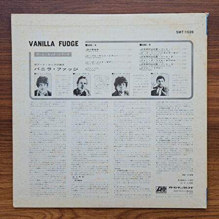 Vanilla Fudge – Vanilla Fudge 33'lük LP PLAK