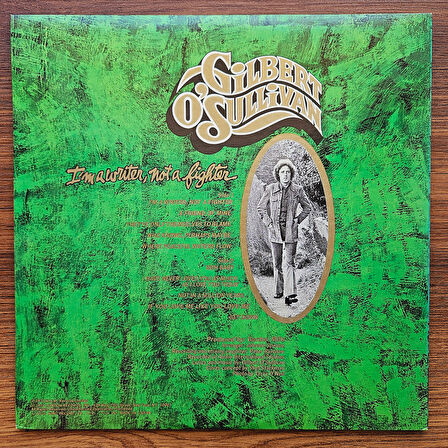 Gilbert O'Sullivan – I'm A Writer, Not A Fighter 33'lük LP PLAK