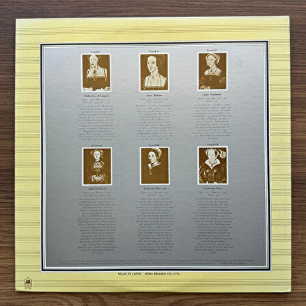 Rick Wakeman – The Six Wives Of Henry VIII 33'lük LP PLAK