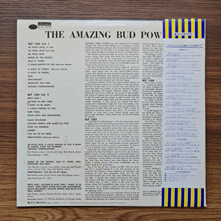 Bud Powell ‎– The Amazing Bud Powell, Volume 2 33'lük LP PLAK