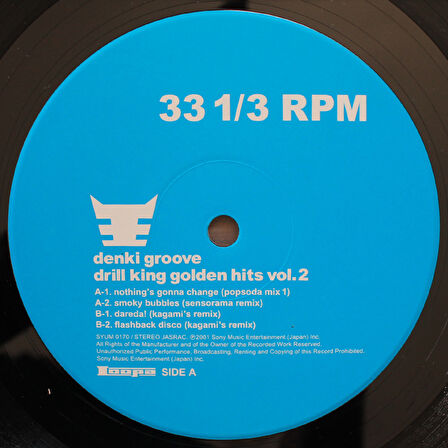 Denki Groove - Drillking Golden Hits Vol. 2 33'lük LP PLAK