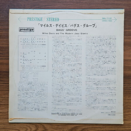 Miles Davis – Bags Groove 33'lük LP PLAK