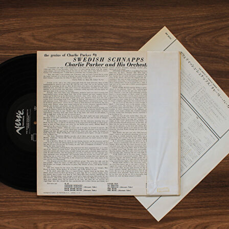 Charlie Parker And His Orchestra - Swedish Schnapps 33'lük LP PLAK