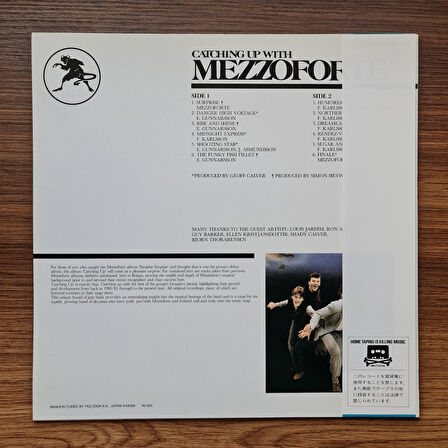Mezzoforte – Catching Up With Mezzoforte (Early Recordings) 33'lük LP PLAK