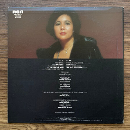 Yoshiko Kimura With Gary Foster – Memories 33'lük LP PLAK