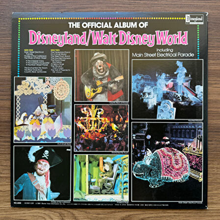 The Official Album Of Disneyland/Walt Disney World 33'lük LP PLAK