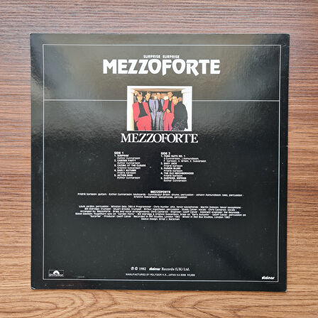 Mezzoforte – Surprise Surprise 33'lük LP PLAK