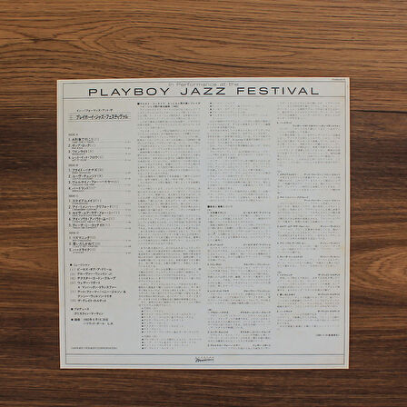 In Performance At The Playboy Jazz Festival 33'lük LP PLAK