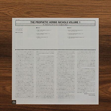 Herbie Nichols - The Prophetic Herbie Nichols Vol. 1 (10'' Plak)