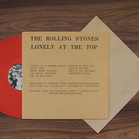 Rolling Stones - Lonely At The Top 33'lük LP PLAK