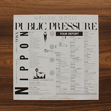 Yellow Magic Orchestra - Public Pressure 33'lük LP PLAK