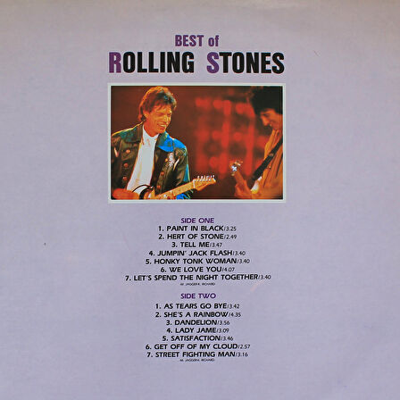 Rolling Stones - Best Of Rolling Stones 33'lük LP PLAK
