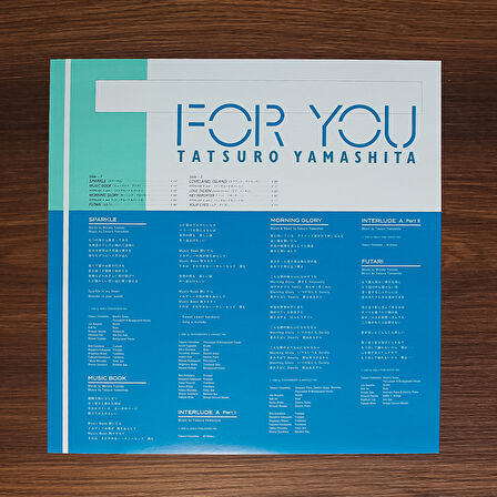 Tatsuro Yamashita - For You 33'lük LP PLAK