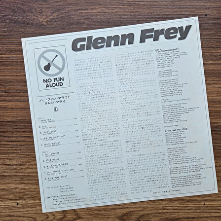 Glenn Frey – No Fun Aloud 33'lük LP PLAK