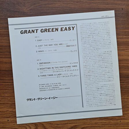 Grant Green – Easy 33'lük LP PLAK