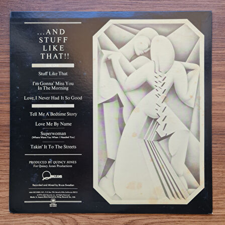 Quincy Jones – Sounds ... And Stuff Like That!! 33'lük LP PLAK