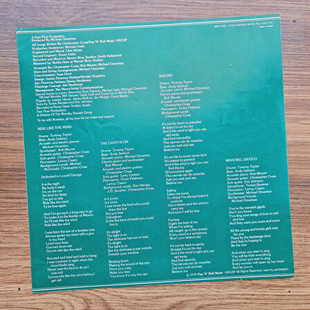 Christopher Cross – Christopher Cross 33'lük LP PLAK