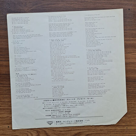 The Rolling Stones 6 33'lük LP PLAK