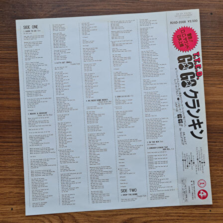 Go Go Crankin' 33'lük LP PLAK