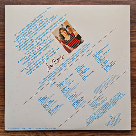 Jane Fonda's Workout Record 33'lük LP PLAK