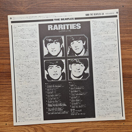 The Beatles – Rarities 33'lük LP PLAK