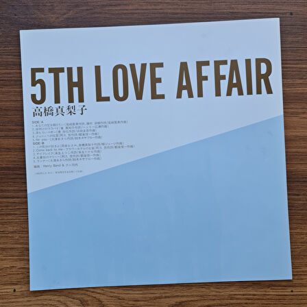Mariko Takahashi – 5th Love Affair 33'lük LP PLAK