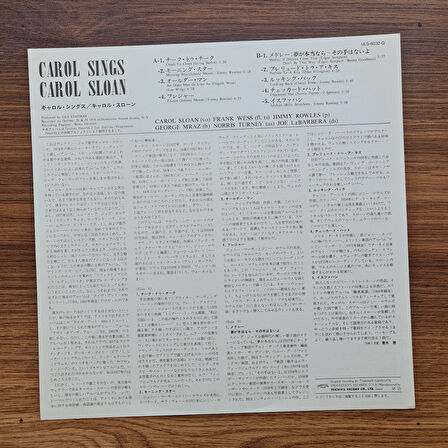 Carol Sloane – Carol Sings