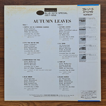 Autumn Leaves Blue Note Special 1957 - 1958