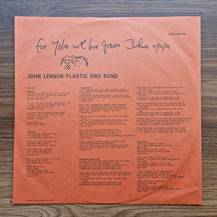 John Lennon – Plastic Ono Band