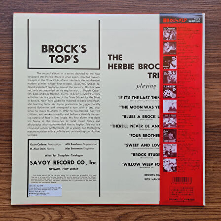 The Herbie Brock Trio – Brock's Tops