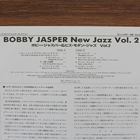 Bobby Jaspar – New Jazz Vol. 2 (10'' Plak)
