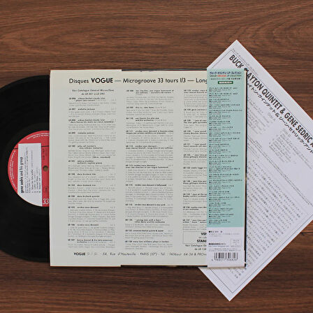 Buck Clayton Quintet, Gene Sedric Group (10'' Plak)