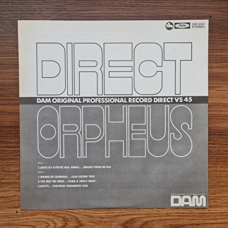 DAM Original Professional Record Direct Vs 45