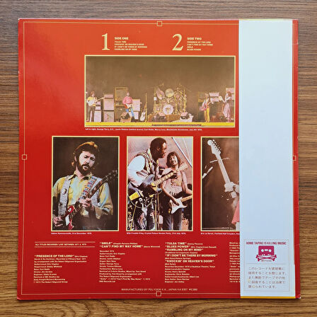 Eric Clapton – Timepieces Vol. II - 'Live' In The Seventies