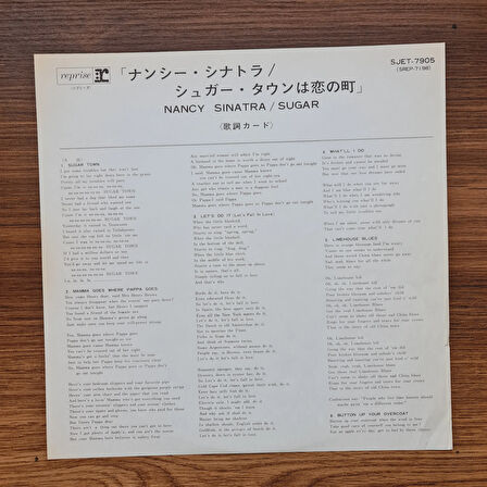 Nancy Sinatra – Sugar