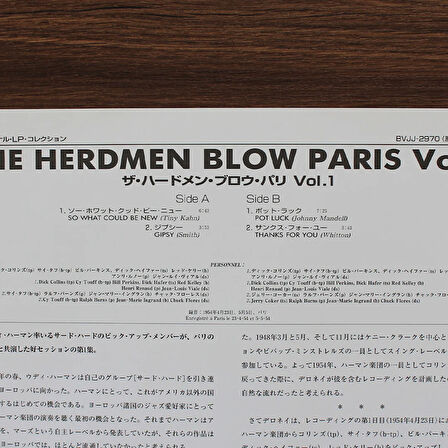 The Third Herdmen – The Third Herdmen Blow In Paris Vol. 1 (10'' Plak)