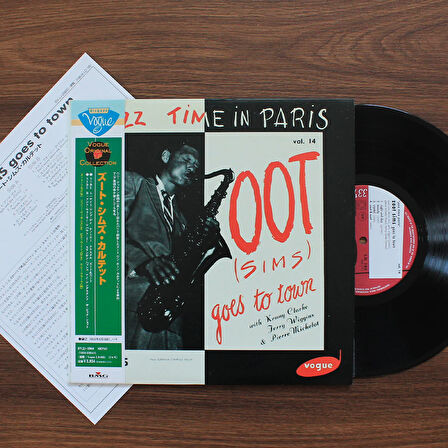 Zoot Sims With Kenny Clarke, Jerry Wiggins & Pierre Michelot – Goes To Town: Jazz Time In Paris Vol. 14 (10'' Plak)