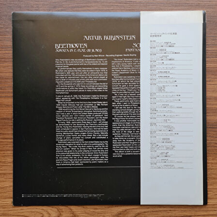 Artur Rubinstein & Beethoven & Schumann – Sonata In E-Flat, Op. 31, No. 3 \ Fantasiestuck, Op. 12