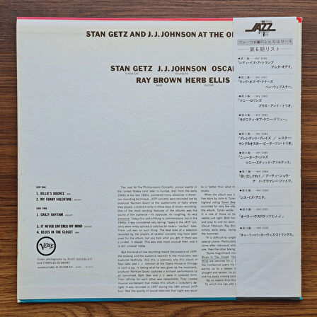 Stan Getz And J.J. Johnson – At The Opera House