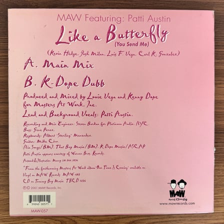 MAW Featuring Patti Austin – Like A Butterfly (You Send Me)
