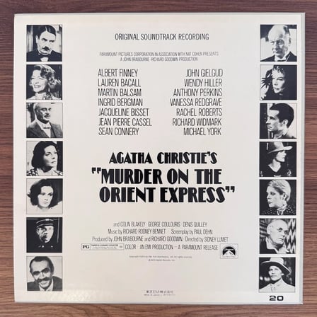 Richard Rodney Bennett – Agatha Christie's Murder On The Orient Express Original Soundtrack