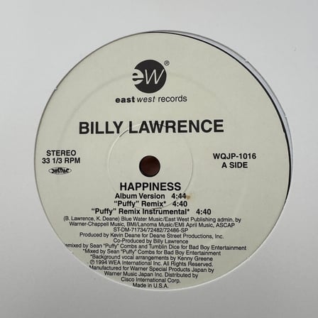 Billy Lawrence – Happiness