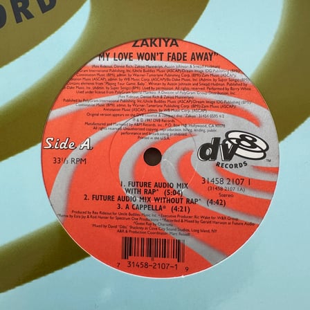 Zakiya – My Love Won't Fade Away