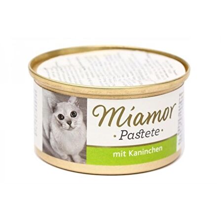 12 Adet Miamor Pastete Kedi Tavşanlı Konserve 85 Gr