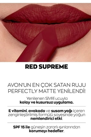 Perceive Edp 50 Ml Kadin Parfum Ve Red Supreme Ruj