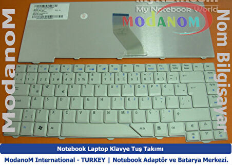 Acer Aspire 5720 Klavye Bej Türkçe Beyaz