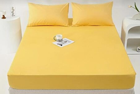 Ranforce Pamuklu Yastık Kılıflı Lastikli Çarşaf Takımı 160 x 200 Çift Kişilik