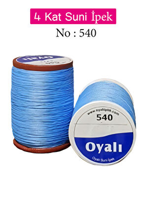 Oyalı 4 Kat Suni İpek İplik İğne Oyası Boncuk İpi Tığ Oyası No:540