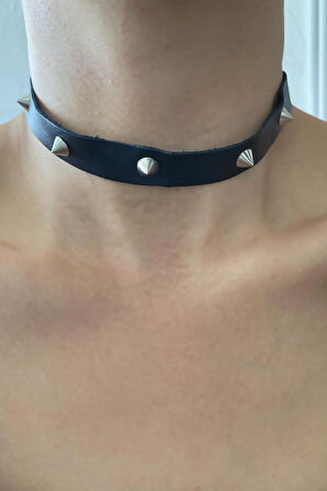 Deri Choker Tasma